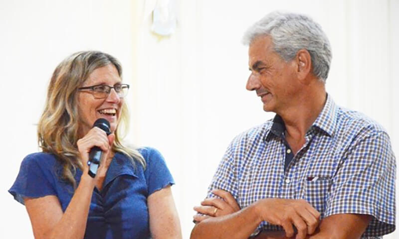 Maria and Gianni Salerno (photo, AFN Onlus)