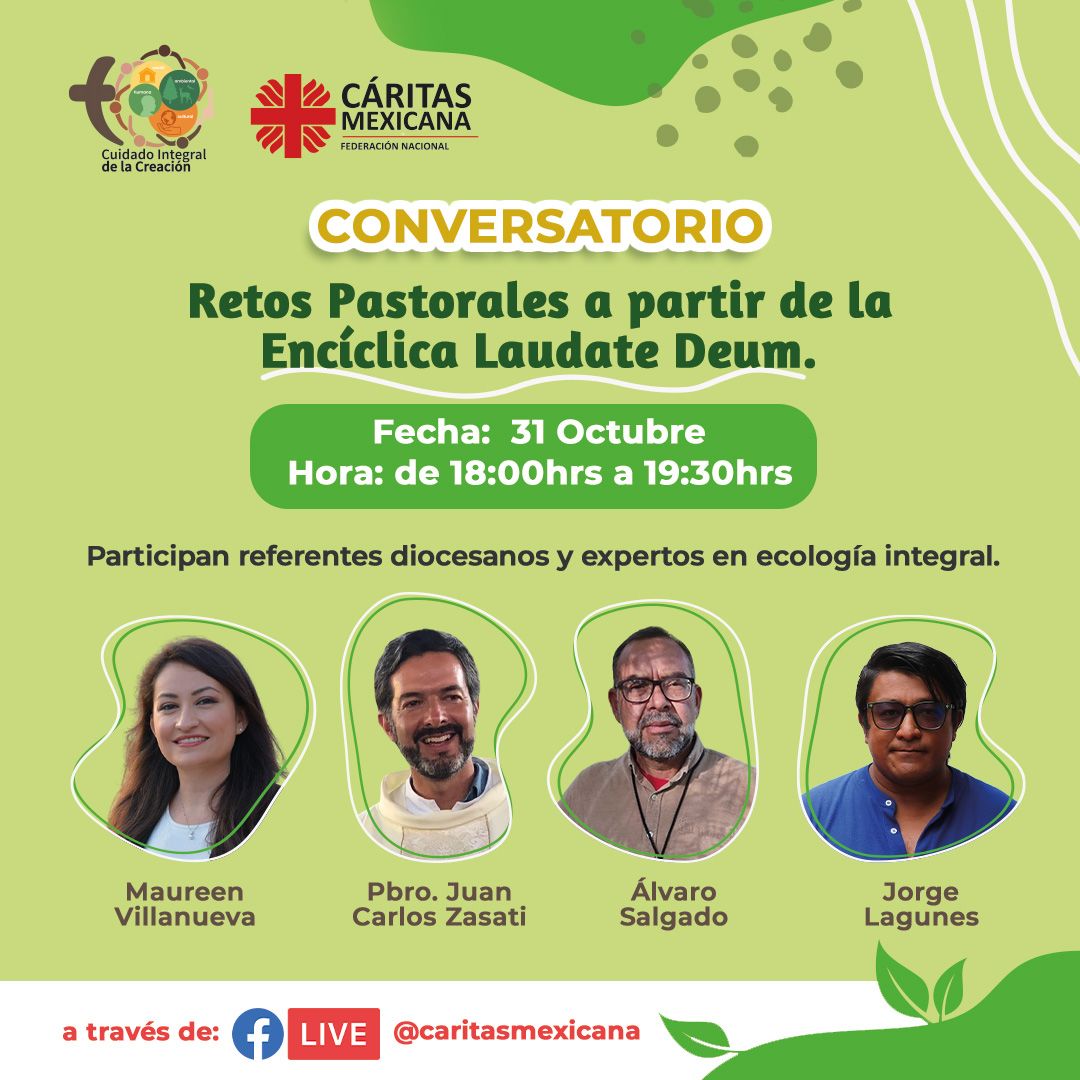 Conversatorio: Retos pastorales a partir de la encíclica Laudate Deum