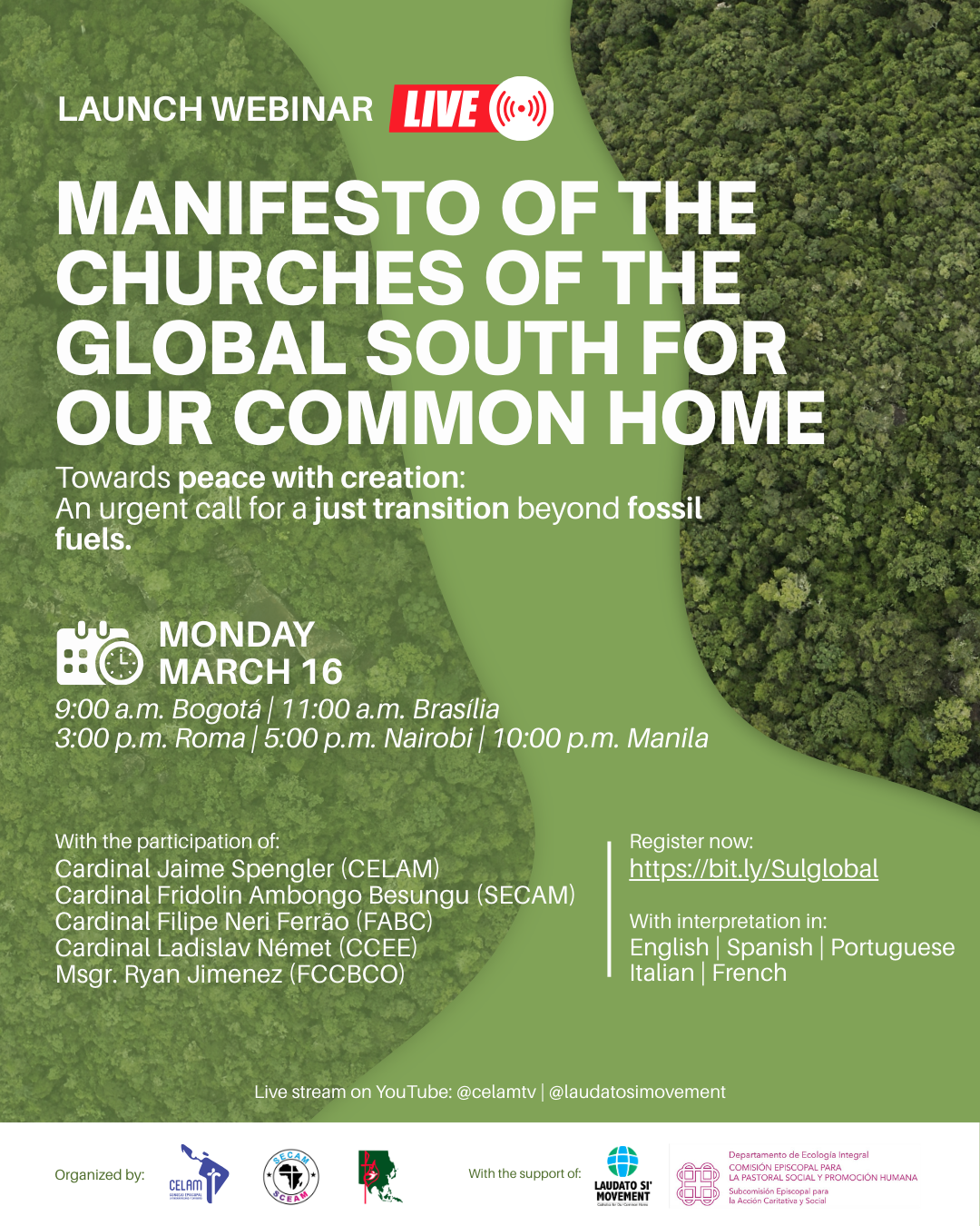 Manifesto of the Churches of the Global South for Our Common Home